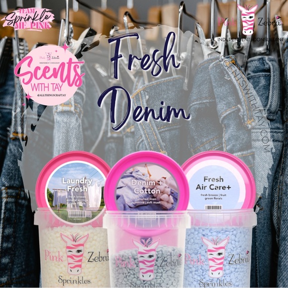 Fresh Denim Pink Zebra Blend - Picture 1 of 1